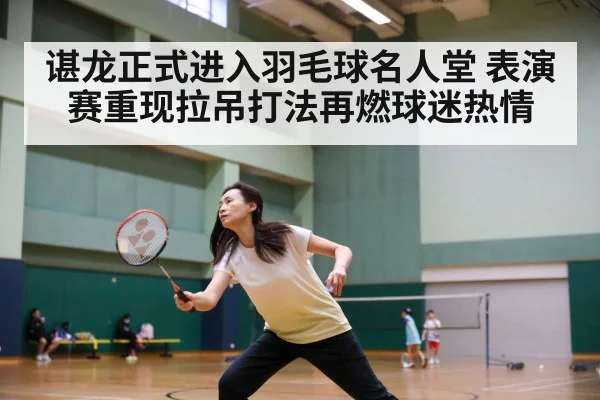 谌龙正式进入羽毛球名人堂 表演赛重现拉吊打法再燃球迷热情